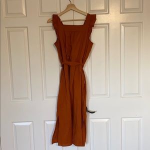 Burnt orange/Rust Universal Threads sun dress